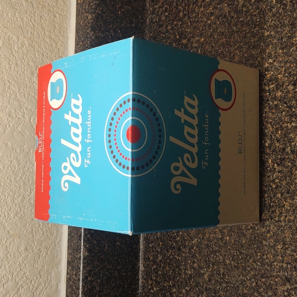 NEW Electric Fondue Warmer Set by Velata, Teal, NIB - Picture 2 of 8